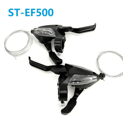 3*7 21 velocidad desviadores de bicicleta ST-EF500 palanca de cambio y de la palanca de freno de siameses DIP MTB montaña cambios de bicicleta EF500 ► Foto 1/2