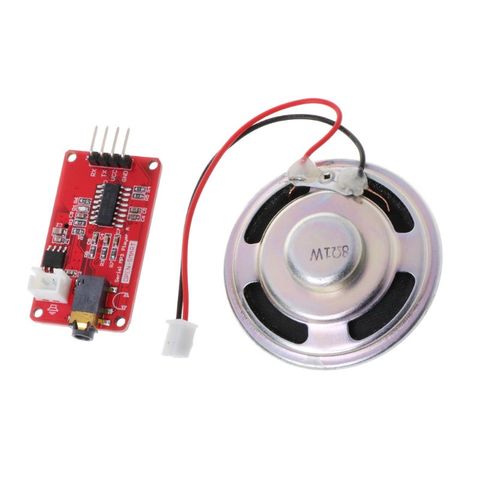 Módulo de reproductor de música MP3 serie UART con altavoz, placa amplificadora monoaural para Arduino ► Foto 1/6