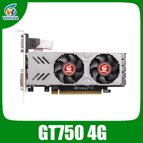 Tarjeta de Video Original GPU GTX750 4GB GDDR5 tarjeta gráfica Instantkill GTX650Ti ,HD6850 ,R7 350 para juegos nVIDIA Geforce ► Foto 1/6