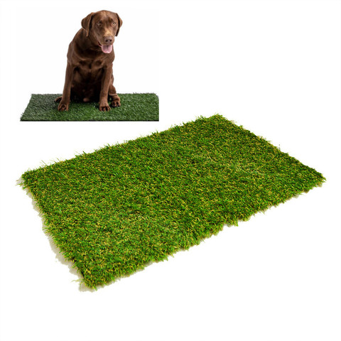 Alfombrilla de césped para perros, almohadilla de simulación de césped Artificial verde para entrenamiento de mascotas, orinal para cachorro, entrenador de Entrenamiento de interior ► Foto 1/6