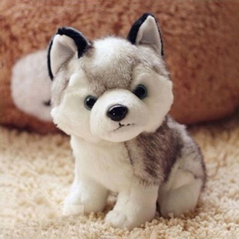 18cm 7 muñeco de peluche de juguete suave perro Husky bebé chico s juguetes bonitos con relleno regalo chico Regalo de Cumpleaños muñeca encantadora perro mascota muñeca ► Foto 1/6