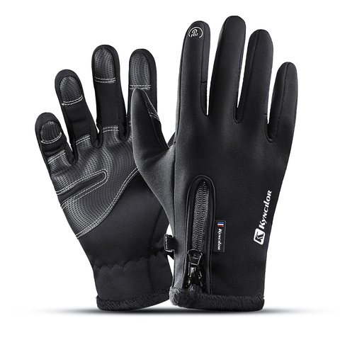 Guantes Térmicos de lana con pantalla táctil para hombre y mujer, manoplas suaves de lana para invierno, para clima frío, ciclismo, senderismo, Camping, esquí ► Foto 1/6