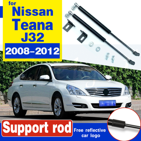 1 par de soportes de elevación de capó amortiguadores de Gas para Nissan Teana J32 2008-2012 sedán amortiguador Hood puntales varilla de soporte amortiguadores de Gas ► Foto 1/6