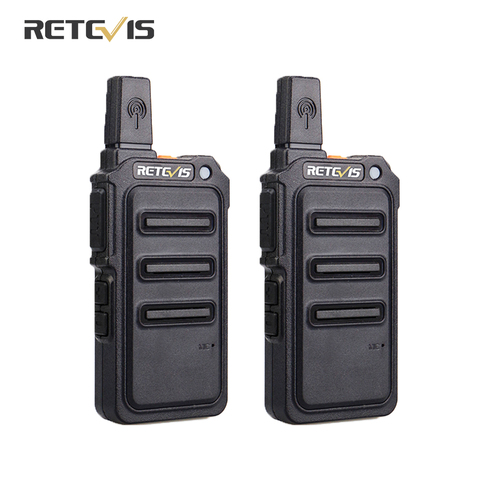 RETEVIS-walkie-talkie RT19/RT619, Radio PMR FRS/PMR446, 2 uds., frecuencia VOX Scrambler, receptor de Radio bidireccional, Comunicador ► Foto 1/6