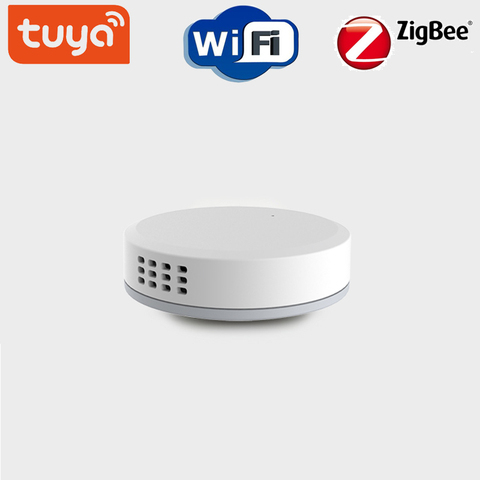 ZigBee-Mini Sensor de temperatura, medidor de presión de aire, humedad, ambiente, Tuya, control inteligente, automatización de la construcción del hogar ► Foto 1/6