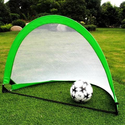 Red de portería de fútbol plegable para niños, 1 unidad, color negro, para entrenamiento, juego al aire libre, interior, R8W2 ► Foto 1/6