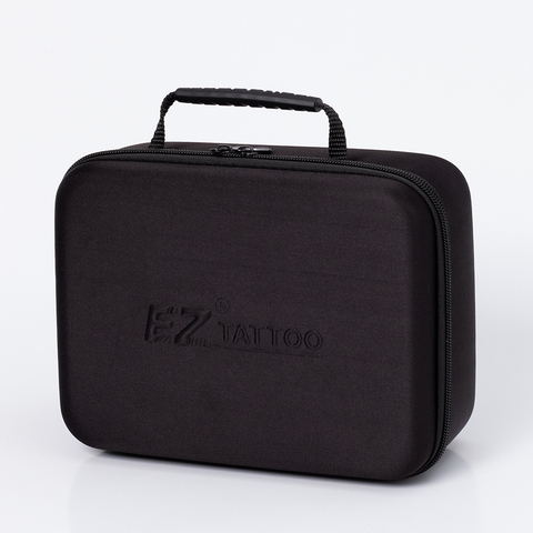 EZ Tattoo Estuche De Viaje-Caja Blanca Negra para máquinas de agujas de tatuaje, pedales de potencia, cuerdas de Clip, equipo de tatuaje ► Foto 1/3