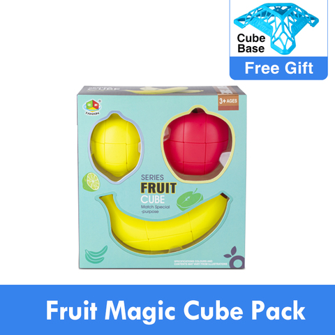 FanXin-cubo mágico de fruta Original, juguetes educativos de manzana, plátano limón para niños, rompecabezas, cumpleaños, regalo de Navidad ► Foto 1/6