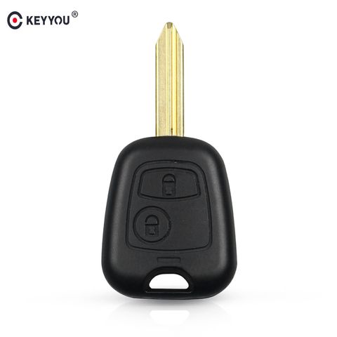 KEYYOU clave remoto 2 botones Flip Fob coche caso clave para Peugeot socio experto boxeador SX9 hoja de la llave del coche ► Foto 1/6