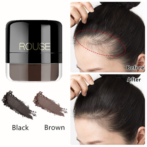 Hairline Powder sombra de pelo a prueba de agua polvo seta Head Puff línea de pelo Edge Hair Line Edge larga duración ► Foto 1/6