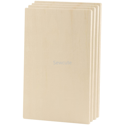 Placa de madera sin terminar, tablero blanco rectangular de 10 pulgadas, de pintura para manualidades DIY, 20x25cm, 5 uds. ► Foto 1/5