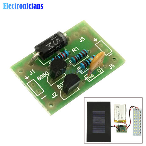 Kit de placa de carga de batería de litio 18650, módulo de carga de protección, Sensor de Control de luz para placa de carga Solar LED ► Foto 1/5