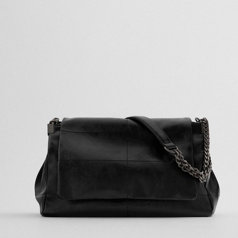 Bolsos de lujo para mujer, bolsos de diseñador, bolso de hombro clásico cadena nueva, bolsos de mensajero, bolso de hombro suave con solapa, bolso cruzado para mujer ► Foto 1/6