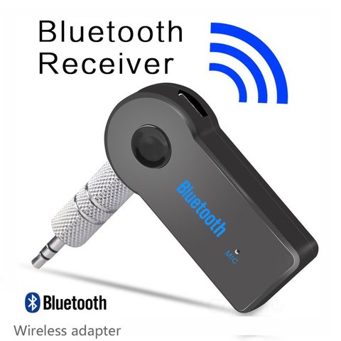 Bluetooth Aux manos libres para coche Kit 3,5mm inalámbrico Aux al adaptador Bluetooth receptor de Audio y música Mini MP3 BT USB V3.0 jugador nuevo ► Foto 1/6