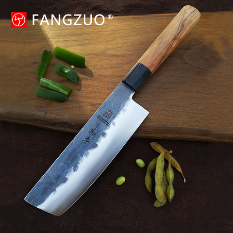 Cuchillos de cocina japoneses Kiritsuke hechos a mano, utensilios de cocina de Chef, mango de madera, productos ecológicos de alta calidad, novedad de 2022 ► Foto 1/6