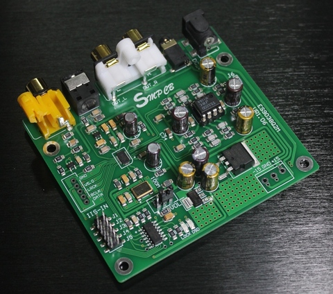 ES9038 Q2M DAC DSD decodificador Junta apoya IIS DSD 384KHz de fibra coaxial DOP ► Foto 1/2