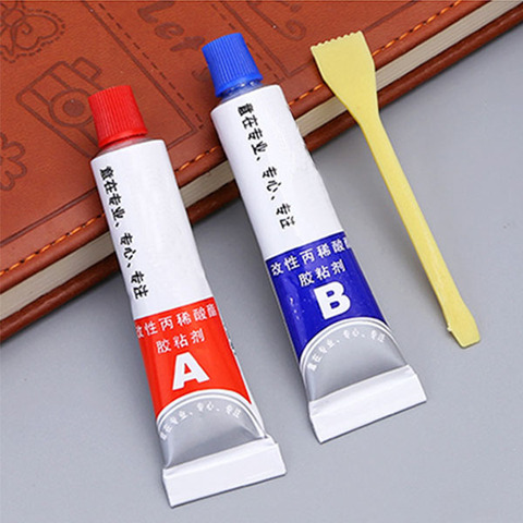 AB Glue-pegamento fuerte de plástico y Metal de alta viscosidad, adhesivo fuerte multifuncional para el hogar, pegamento especial fuerte ► Foto 1/6