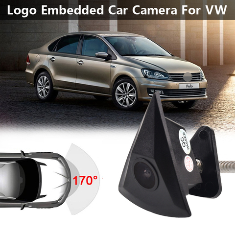 HD para coche CCD Cámara de visión frontal para VW Passat B5 B6 B7 Tiguan Golf MK5 MK6 Touran Polo Sedan escarabajo T4 T5 T6 Auto sistema de aparcamiento ► Foto 1/6