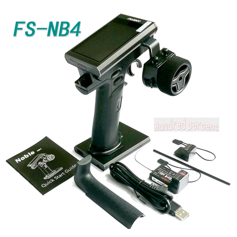 Flysky-FS-NB4 NB4 2,4G 4CH Noble, transmisor de Radio con receptor FGR4 FGR4S, pantalla táctil a Color para coche, barco, RC ► Foto 1/6