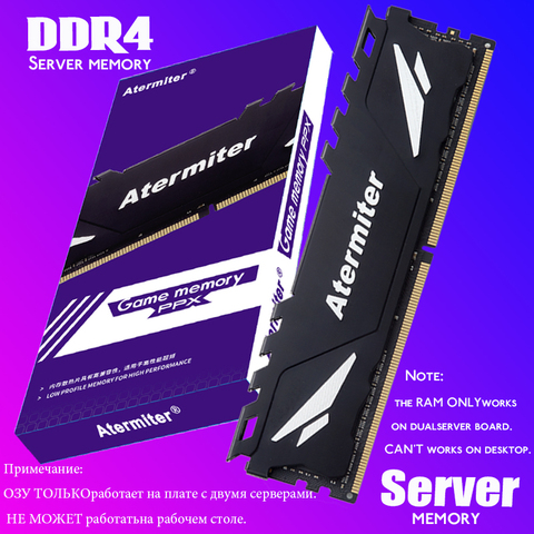 Atermite DDR4 Ram 8GB 4GB 16GB 32GB PC4 de 2133MHz o 2400MHz 2666MHZ 2400 o 2133, 2666, 3200 ECC REG Servidor de memoria 4G 16G 8G 32GB ► Foto 1/5