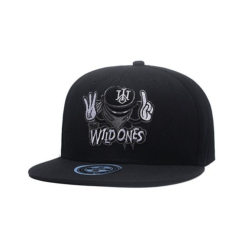 Marca gorras de béisbol salvajes bordado hombres mujeres bone snapbacks negro deportes sombreros street art sombrero, gorra de hip hop ► Foto 1/2