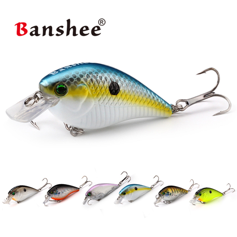 Wobbler crankbait 60mm 12g cuadrado Bill Crankbaits flotante cigüeñal ruido Señuelos de Pesca ► Foto 1/6