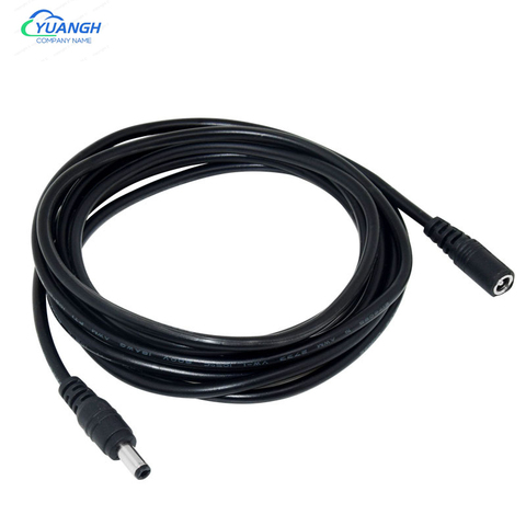 Cable de extensión de alimentación DC12V 2,1*5,5mm conector macho a hembra para cámara de vigilancia electrodoméstico ► Foto 1/6