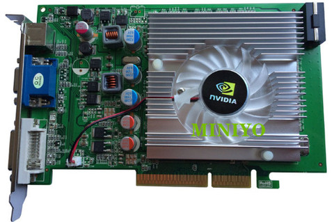 Tarjeta gráfica de vídeo para nVIDIA GeForce 6600GT, GF6200, FX5500, FX5200, 6200, 512M, 256M, PCI, AGP, alta calidad ► Foto 1/1