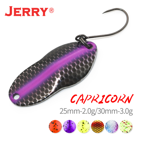 Jerry 2g 3g Micro Señuelos de Pesca ultraligero latón Metal duro anzuelo sencillo cebo de agua dulce zona trucha, Lucio perca cuchara adorno de Pesca ► Foto 1/6