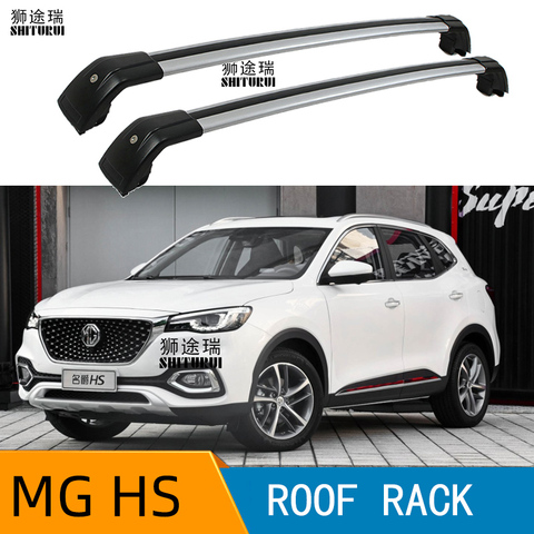 Barras de techo para coche, barras laterales de aleación de aluminio, baca de barras cruzadas, portaequipaje, para MG, HS, 5, DR, SUV, DEC 2022-2022, 2 uds. ► Foto 1/5