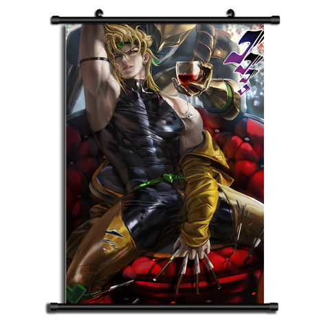 Póster enrollable de JoJo's Bizarre Adventure Dio, decoración para el hogar, Cosplay, sin censurar ► Foto 1/2