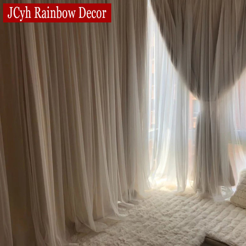 Japanese Romantic Blackout Curtain For Living Room Girls Bedroom Blackout Curtains For Window Curtains Party Tulle Drapes Panels ► Foto 1/6