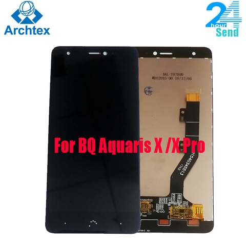 Pantalla LCD + MONTAJE DE digitalizador con pantalla táctil, piezas de repuesto, 5,2 pulgadas, para BQ Aquaris X / X Pro Original ► Foto 1/6