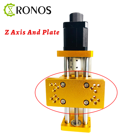 Eje Z de aluminio CNC 3018, husillo de Mesa Deslizante + agujero 52/65mm, accesorio de husillo + placa adaptadora ► Foto 1/6