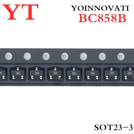 100 unids/lote BC858B BC858 3K SOT23 mejor calidad IC ► Foto 1/2