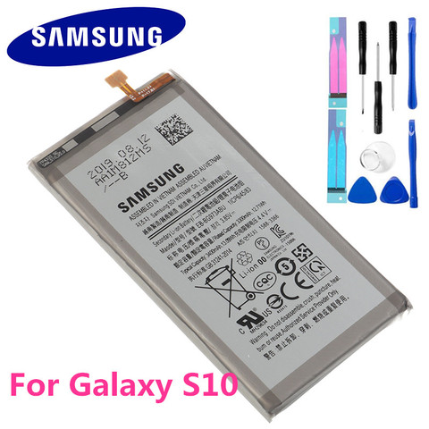 SAMSUNG original EB-BG973ABU 3400mAh batería para Samsung Galaxy S10 S10 X SM-G9730 SM-G973 G973F G973U G973W teléfono móvil + herramientas ► Foto 1/2