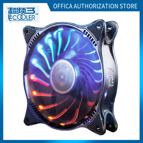 Pccooler cielo estrellado 120mm 12V/4Pin ventilador de refrigeración de la CPU inteligencia PWM Control de temperatura RGB de sustitución de computadora de ventilador ► Foto 1/6