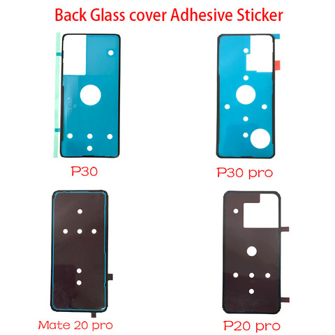 Cinta adhesiva para Huawei P20 Mate 20 Pro, 2 unids/lote, cubierta trasera de batería, adhesivo para puerta, para Huawei P40 Pro Lite ► Foto 1/3