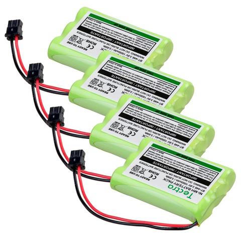 4 uds 3,6 V 1000mAh AAA NiMH teléfono inalámbrico batería recargable BT-446 Pack BP446 BT-1005 ER-P512 ► Foto 1/6