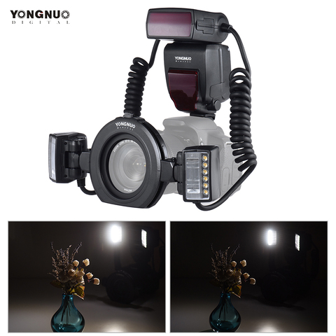 YONGNUO YN24EX E-TTL Macro Flash Speedlite 5600K para Canon EOS 1Dx 5D3 6D 7D 70D 80D cámaras Speedlite ► Foto 1/6