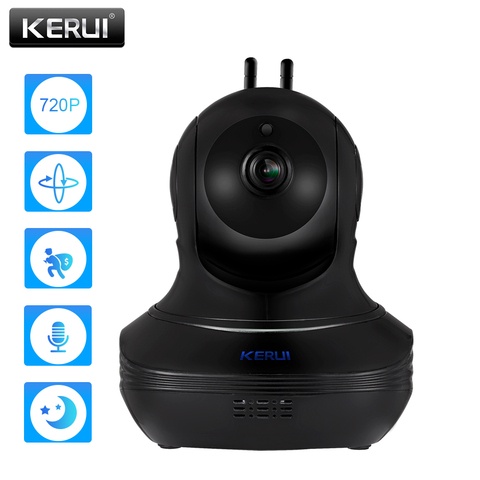 KERUI-cámara IP inalámbrica HD 720P, 1.0MP, alarma de seguridad para casa, cámara de vigilancia antirrobo, WiFi para interiores, visión nocturna ► Foto 1/5