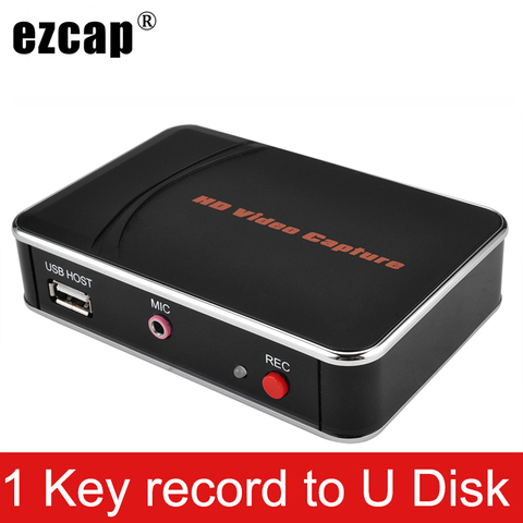 EZCAP-tarjeta de captura de juegos 280HB HDMI, caja de grabación de vídeo HD 1080P, grabadora de vídeo HDMI para Xbox PS4 Switch con micrófono en TV Loop Out ► Foto 1/6