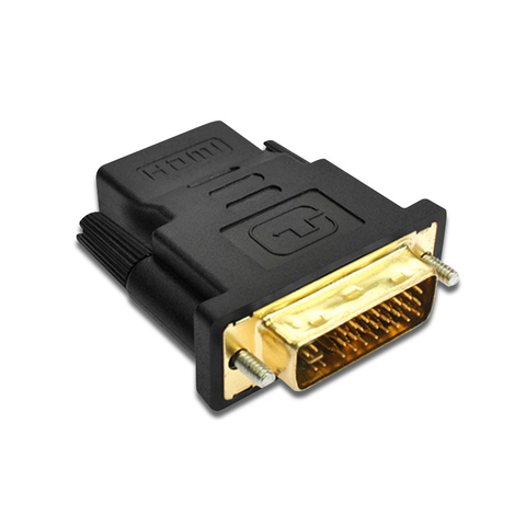 DVI macho a HDMI hembra adaptador DVI (24 + 5) a conector HDMI ► Foto 1/5