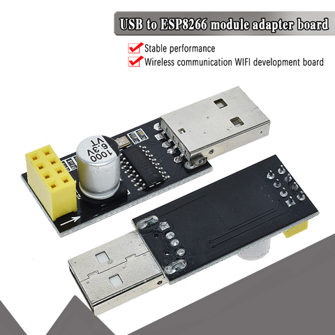 CH340 USB a ESP8266 ESP-01 Wifi Módulo adaptador ordenador teléfono inalámbrico comunicación microcontrolador para Arduino ► Foto 1/6