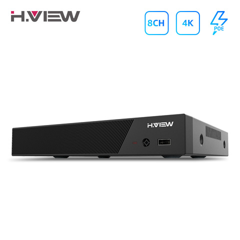 H.View-sistema de seguridad Cctv 4K 8 canales, H.265, grabadora de Audio/vídeo, red de vigilancia de 8Mp para cámara Ip Poe Onvif, Nvr Poe ► Foto 1/6