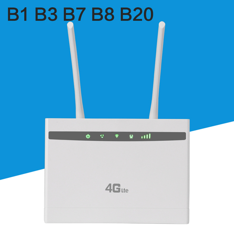 Europa, Asia América 2g 3g 4g Router LTE B1 B3 B7 B8 B20 B28 B4 900, 1800, 2100, 2600, 800, 700 4g LTE amplificador de señal 4g WIfi Router ► Foto 1/3