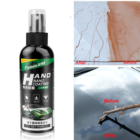 Cuidado de pintura de coche polaco capa de cerámica liquida Anti-arañazos de detallando Glasscoat Revestimiento de vidrio, súper hidrofóbico del 9H ► Foto 1/6