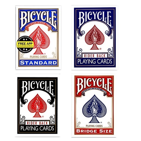 Tarjetas de juego de código estándar para ciclista, tamaño rojo/azul, póker de cubierta, nuevo, sellado, USPCC, EE. UU., accesorios de trucos de magia, 808 ► Foto 1/6