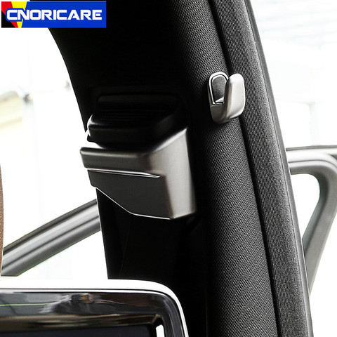 Cinturón de seguridad de coche ABS cromado, decoración, embellecedor de lentejuelas para Mercedes Benz CLA C117 GLA X156 2013-18, accesorios interiores ► Foto 1/6