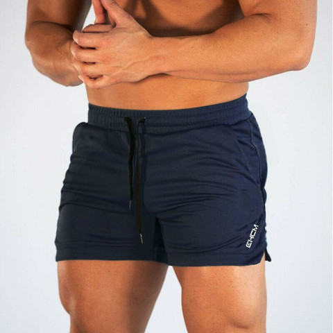 Pantalones cortos para correr para hombre, entrenamiento, culturismo, gimnasio, ropa informal, fitness ► Foto 1/6